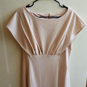 Powder Pink Calvin Klein Midi Dress L